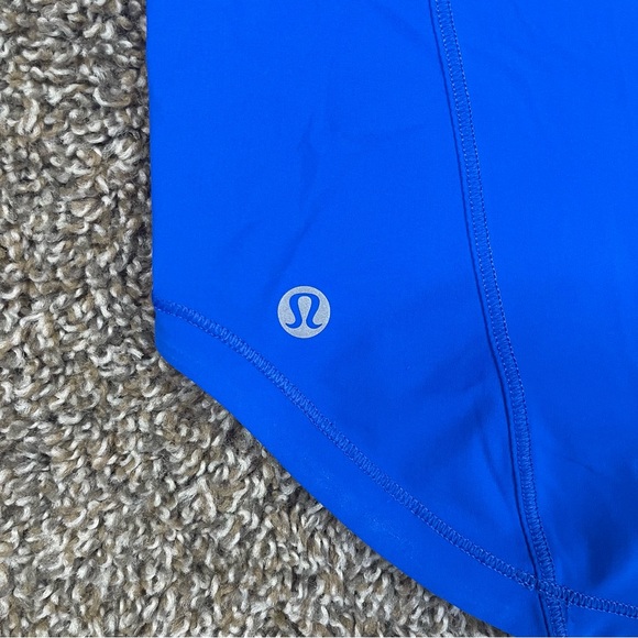 Lululemon Sculpt Tank Top Blue Women’s Size 6 Mesh Reflective Lightweight Run - Picture 3 of 5